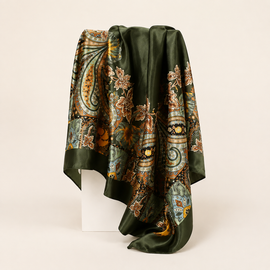 Vintage Garden Paisley Scarf