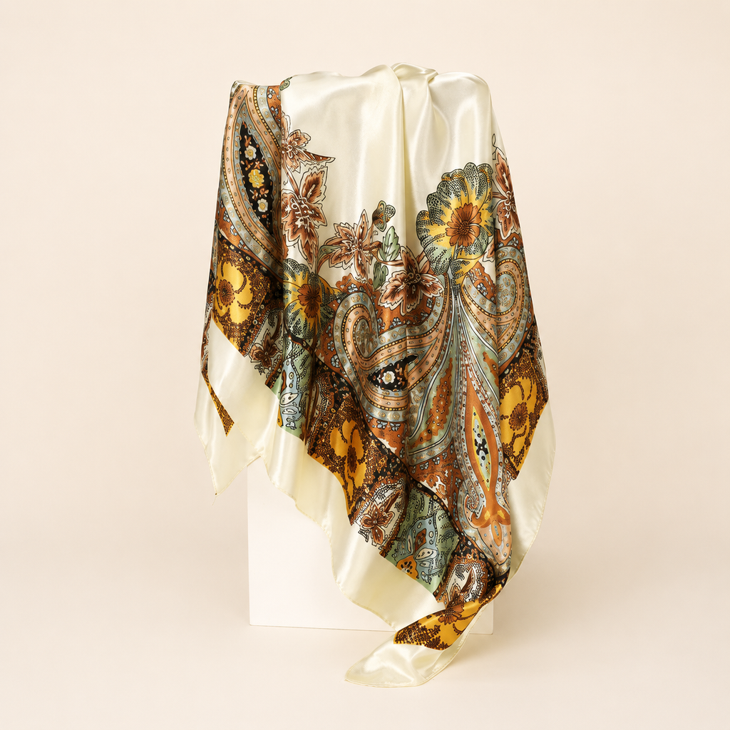 Vintage Garden Paisley Scarf