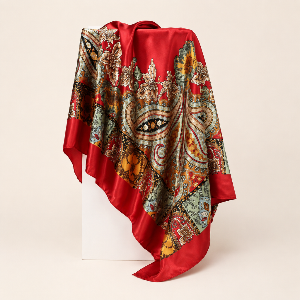 Vintage Garden Paisley Scarf