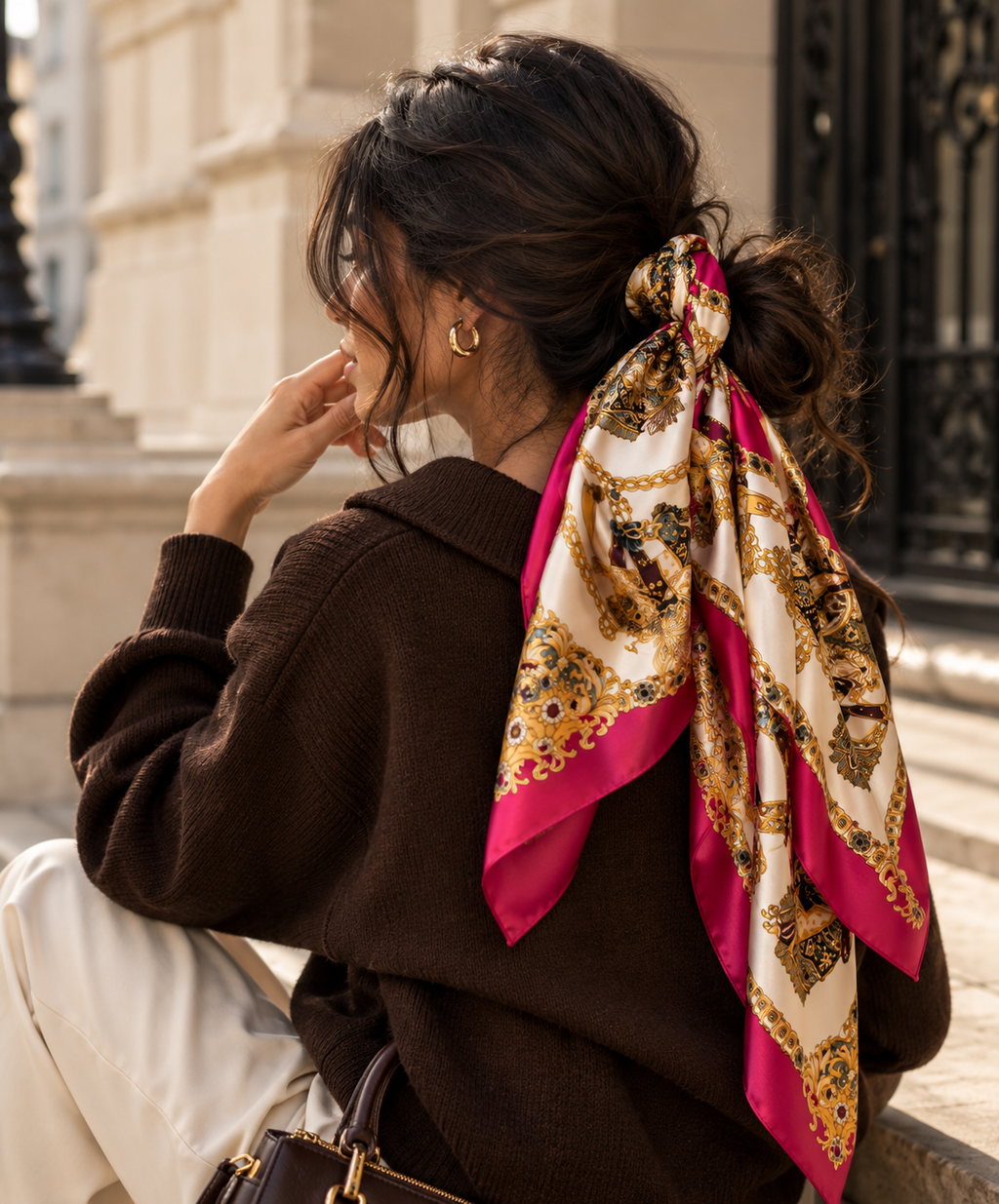 Regal Equestrian Square Scarf