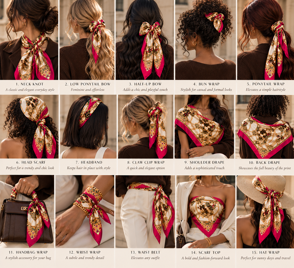 Regal Equestrian Square Scarf