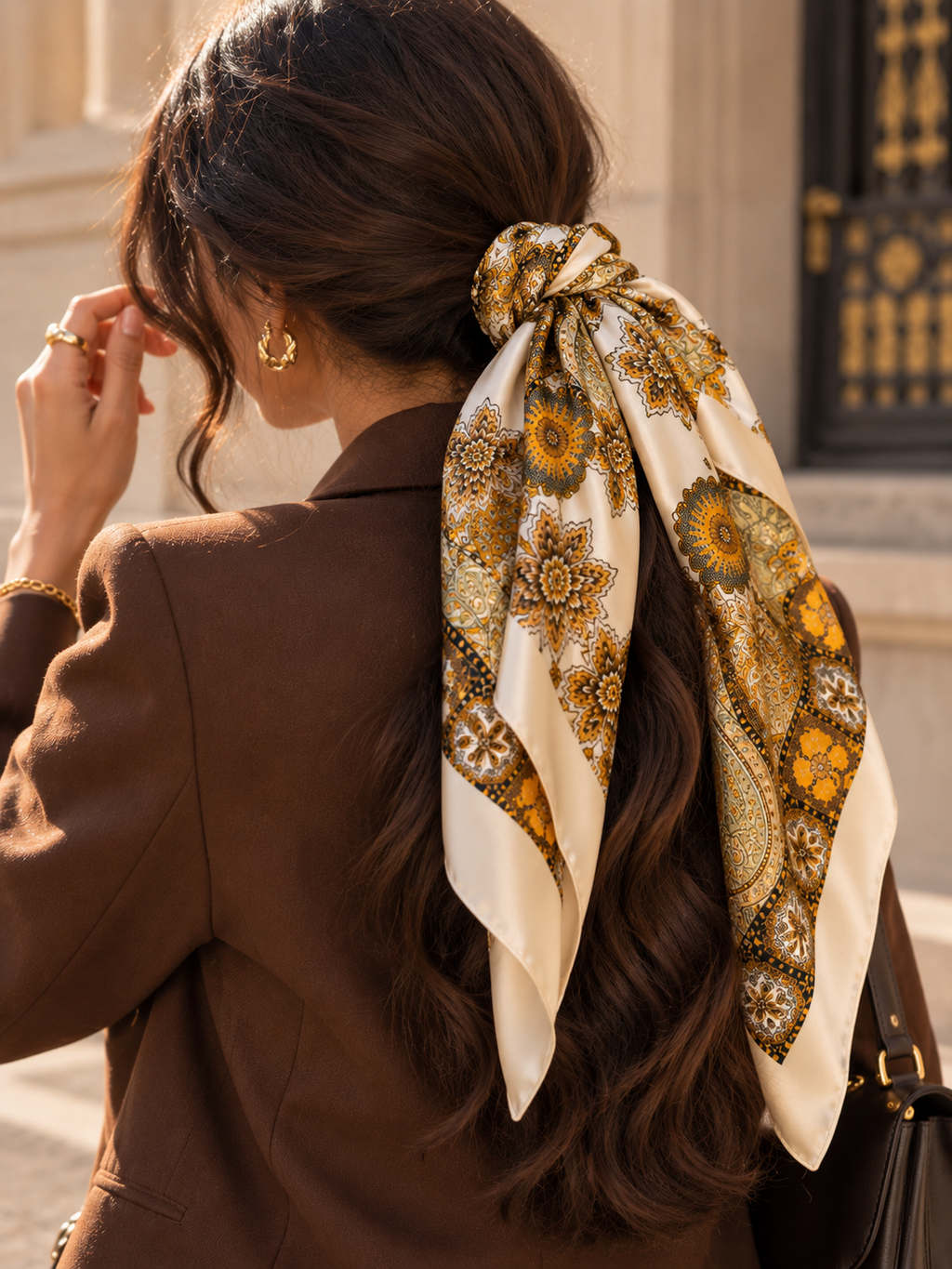 Vintage Garden Paisley Scarf