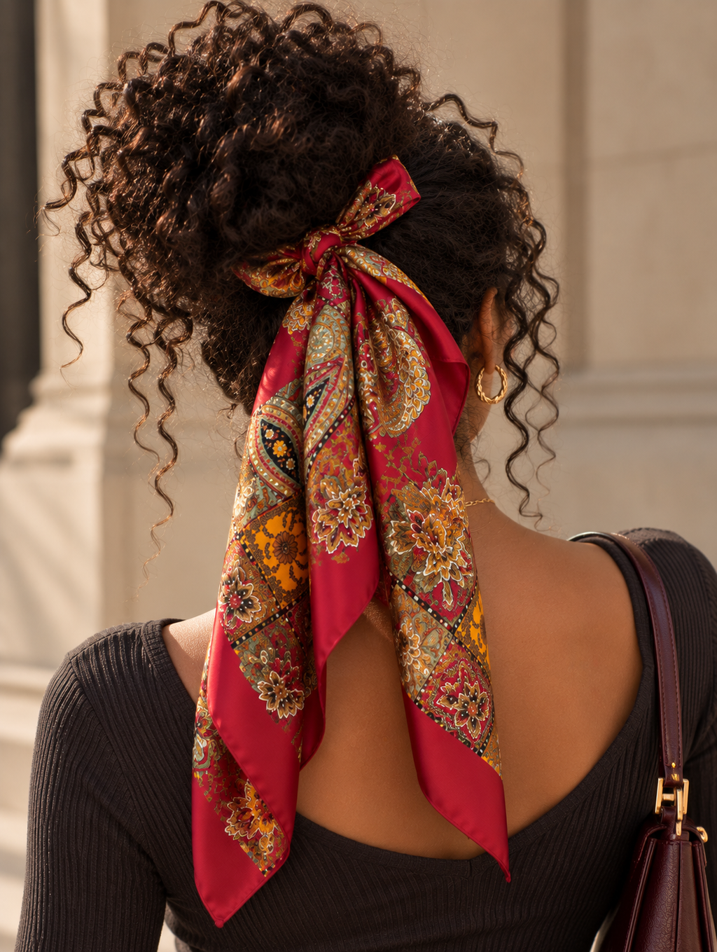 Vintage Garden Paisley Scarf